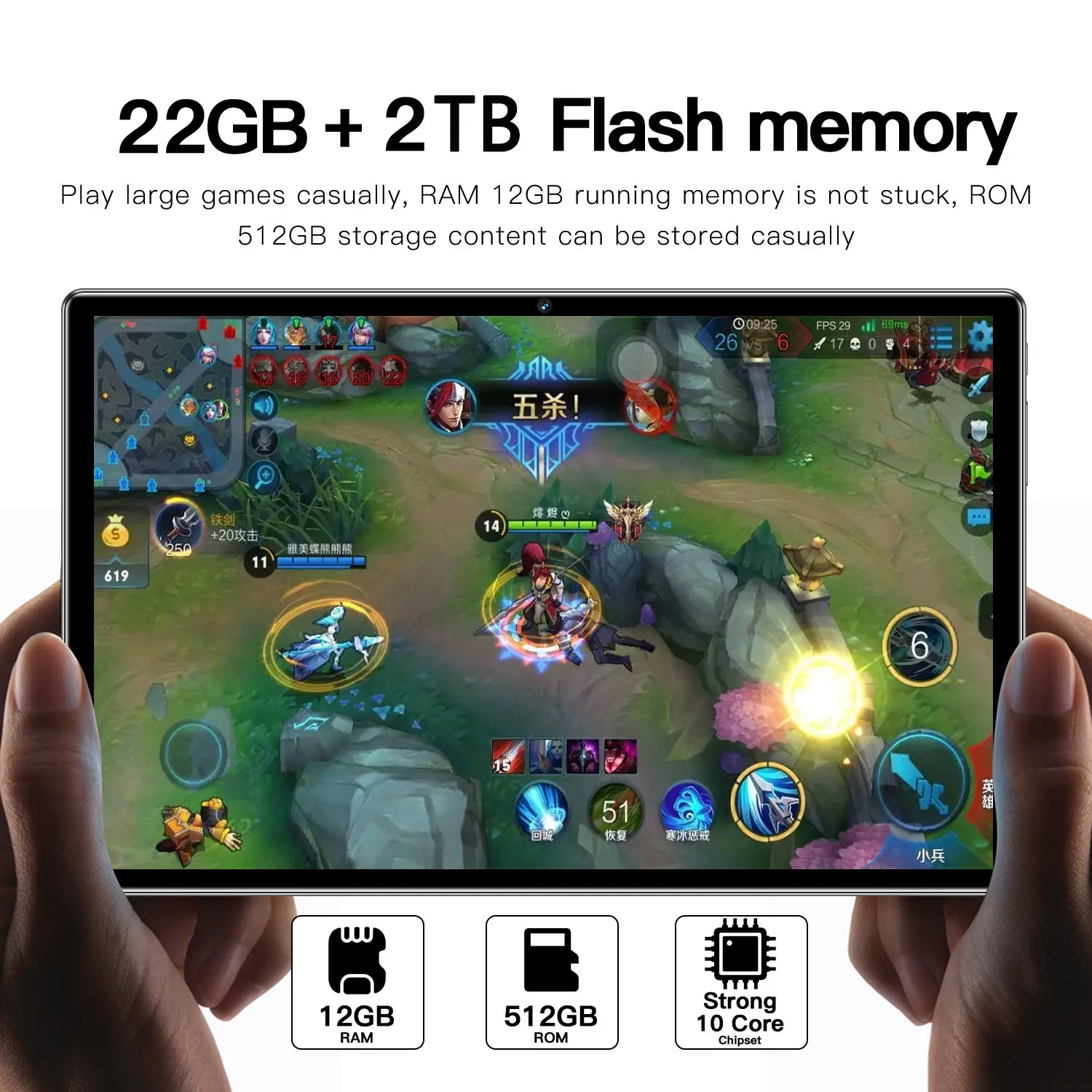 2025 الإصدار العالمي الأصلي MI اللوحي الوسادة 15 Pro أندرويد 14 22GB + 2TB 20000mAh 5G بطاقة SIM المزدوجة واي فاي GPS 11 بوصة HD 4K Mi اللوحي #3