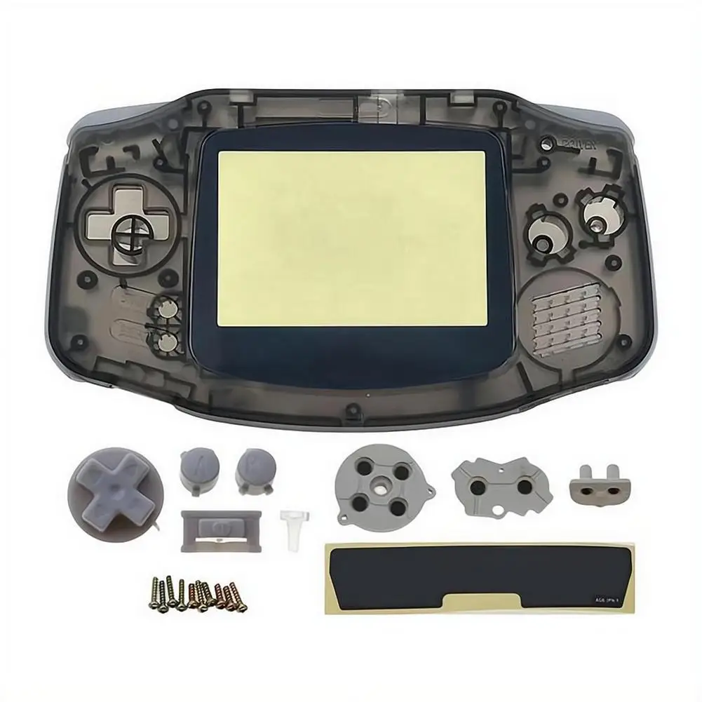 Ersatz-Komplettgehäuse-Kit DIY-Gehäuse Transparente Ersatzschale Vollständige Gehäuseabdeckung mit Tasten Maßgefertigt für Game Boy GBA – Detail 10