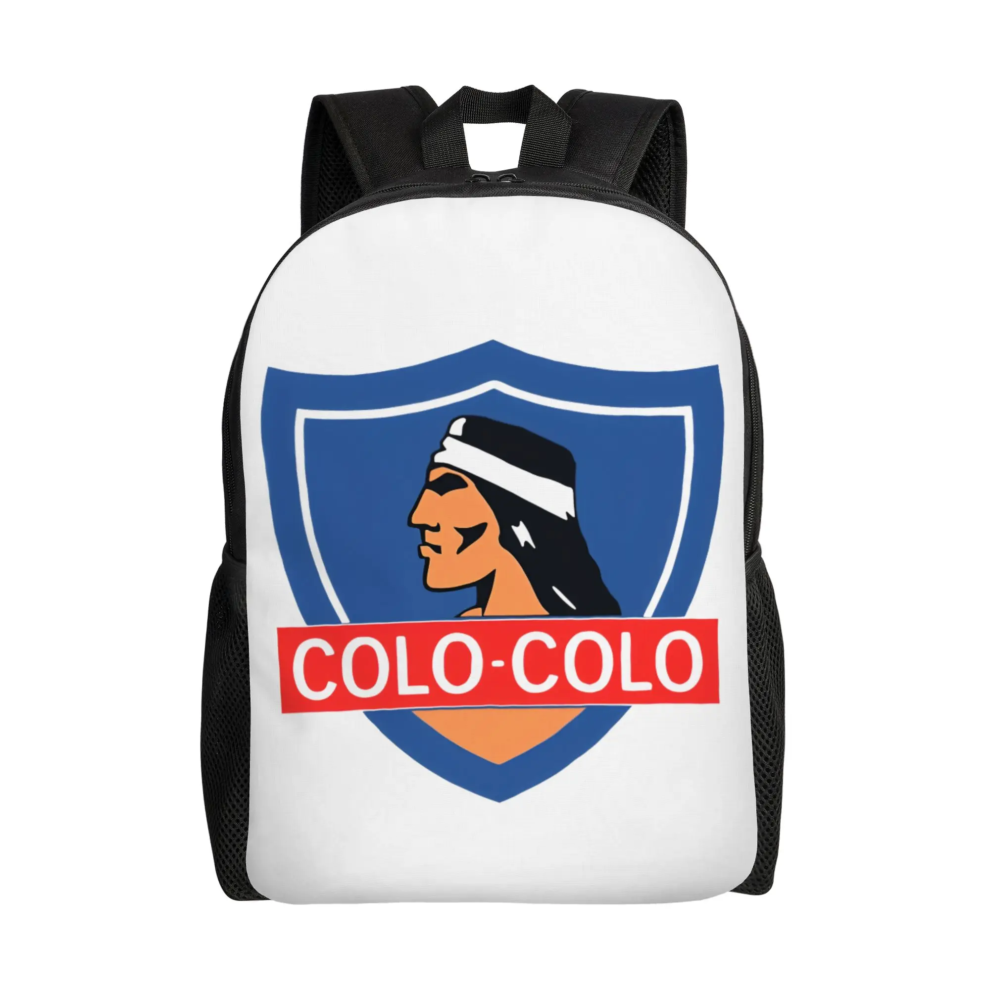 

Social Y Deportivo Colo-Colo Football Classical Backpack Gift High School Work Daypack Men Women Laptop Computer Shoulder Bag