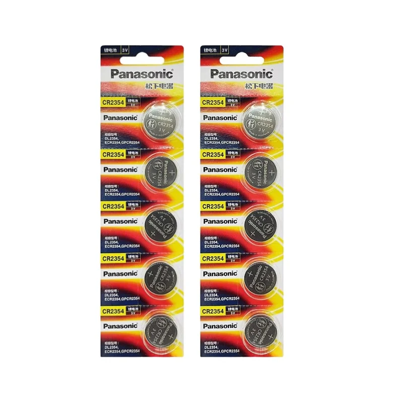 Original Panasonic CR2354 Battery 3V Lithium Battery CR 2354 for Instrument Special Remote Control Button Battery