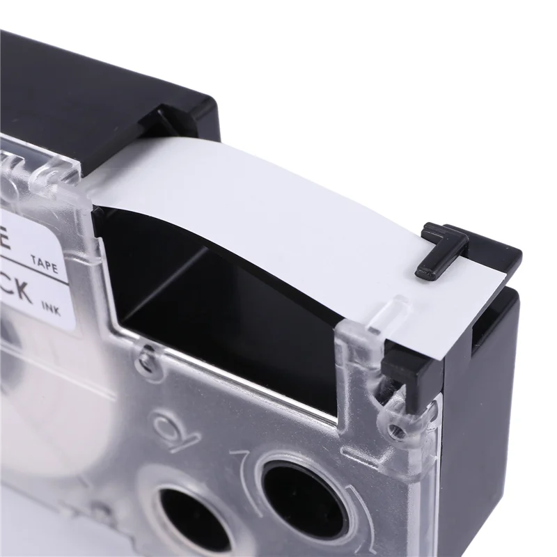 

J1UL1N, 12 упаковок, 12 мм, черный на белом ленте для этикеток, совместимый с KL1500 KL2000 KL7000 KL7200 KL-100 KL120 KL60 KL-750B