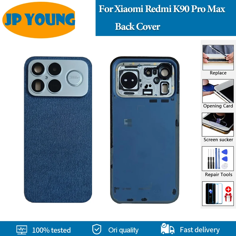 Back Battery Cover For Xiaomi Redmi K90 Pro Max Back Cover Rear Door Housing Case For Redmi K90Pro Max Back Cover Replacement