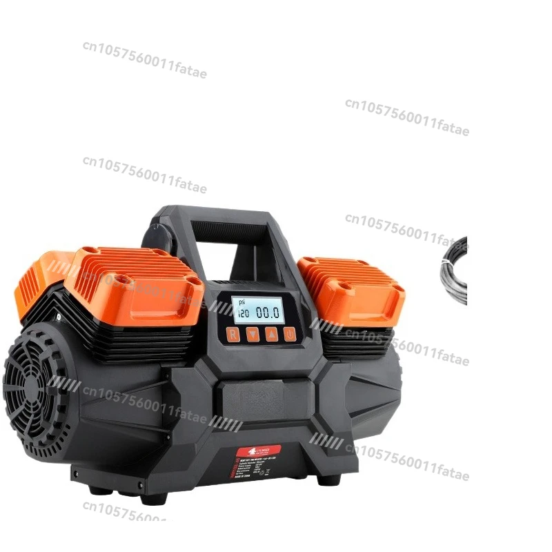 

Vehicle air pump Four-cylinder high-pressure high-power double-cylinder off-road SUV Large truck RV Universal tire pump