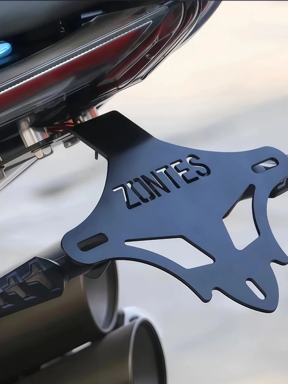 For ZONTES 310R/X/T License Plate Holder, Short Tail License Plate Holder, Turn Signal Holder, 3100 Motorcycle Modification