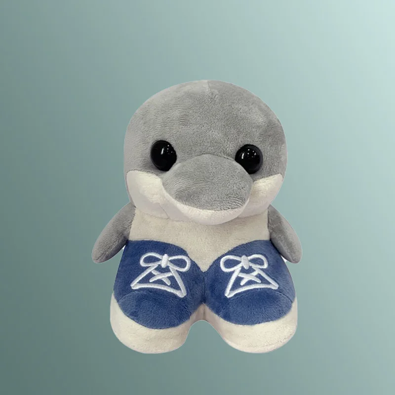 Cute Tralalero Tralala Pink Blue Dolphins Tung Tung Plush Toy Realistic Funny Exquisite Throw Pillow Ornament Gifts For Children