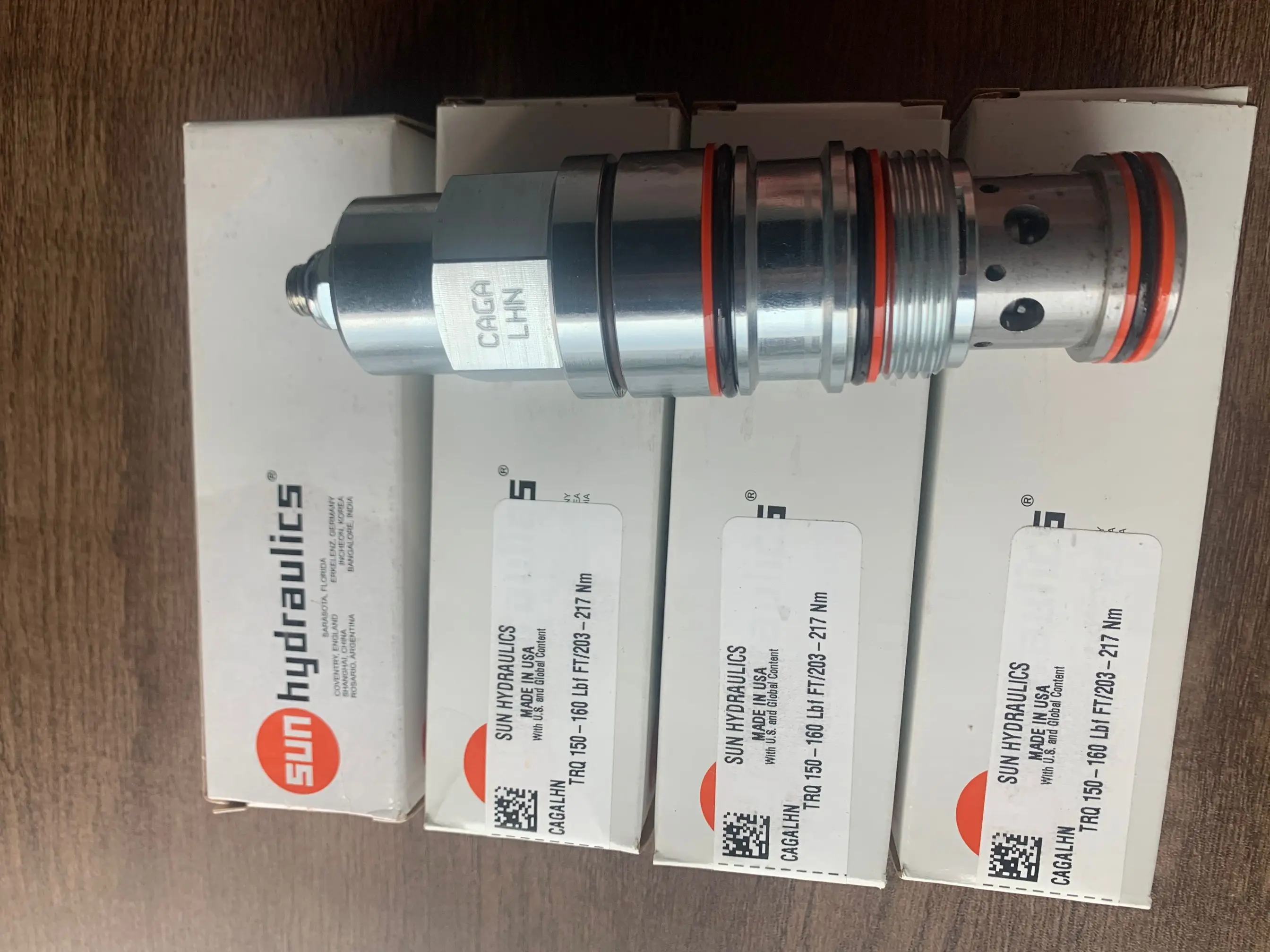 CAGALHN CAGA LHN CAGA-LHN SUN HYDRAULICS Original3:1 نسبة تجريبية، صمام موازنة بفتحات تهوية - مخزون مرجعي في الغلاف الجوي