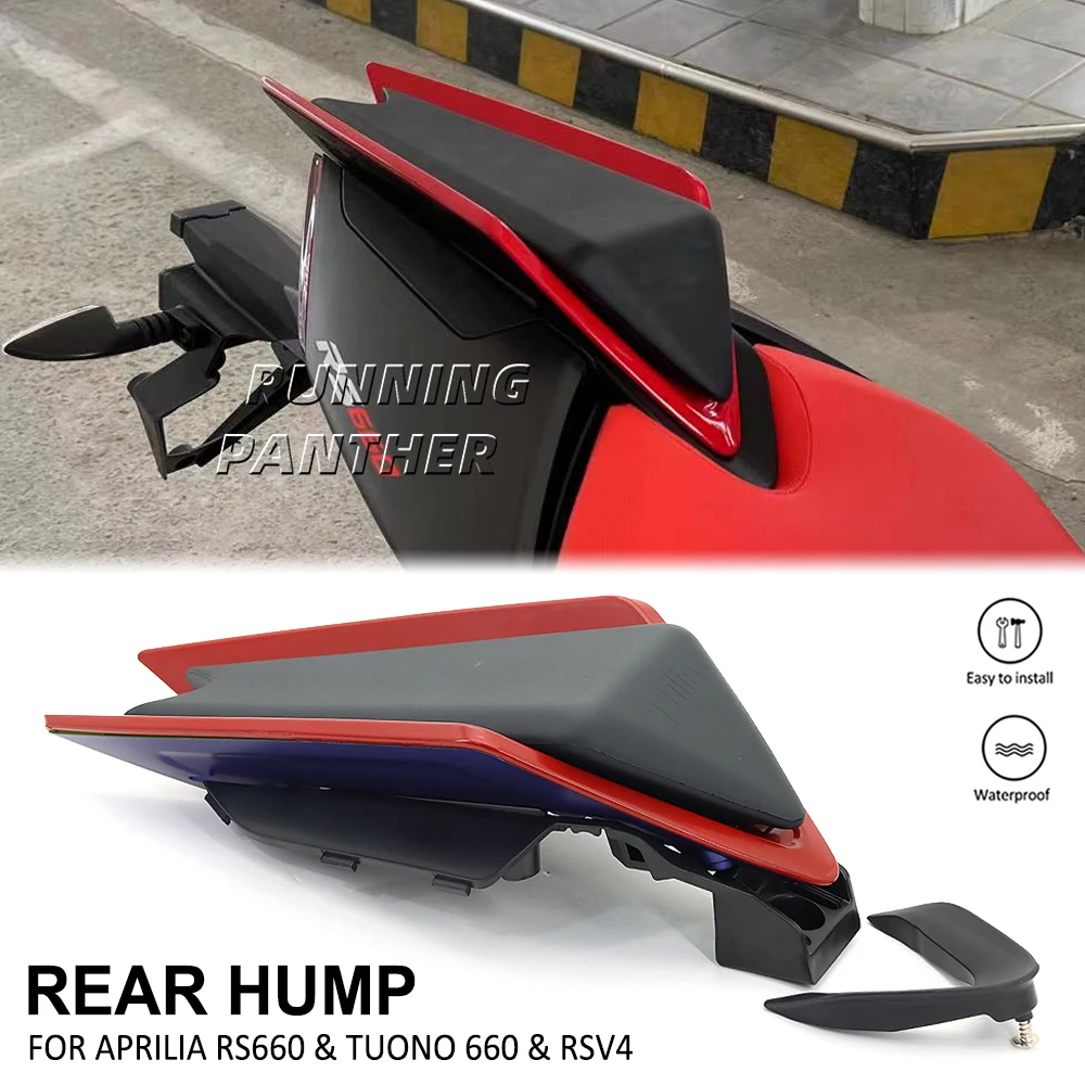 

FOR Aprilia RS660 RS 660 Tuono 660 2020- RSV4 2021- Motorcycle Passenger Pillion Rear Seat Cover Fairing Seat Cowl Hump Spoiler