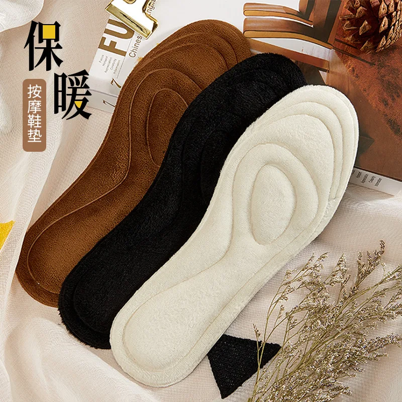 Thermal Insoles for Feet Winter Thermal Thicken Memory Foam Shoe Pads Men Women Sports Shoes Autumn Winter Shoes Pads