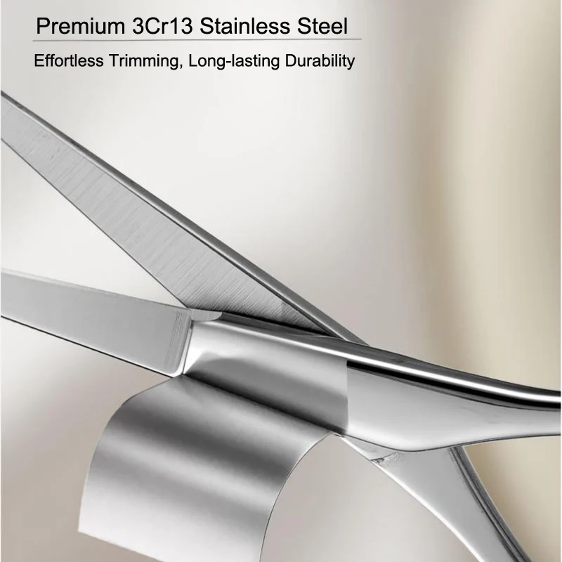 Nose Hair Scissors 3Cr13 Stainless Steel Round Head Safety Eyebrow Trimming Scissors for Men and Women, Ear and Nose Hair, Beard Trimming, Beauty Scissors