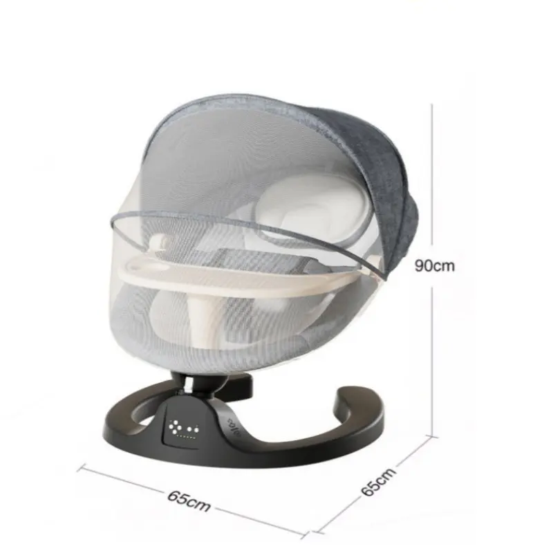 كرسي هزاز كهربائي للأطفال من عمر 0 إلى 12 شهرًا - نوم لحديثي الولادة متعدد الوظائف كرسي مهدئ ومهدئ #6