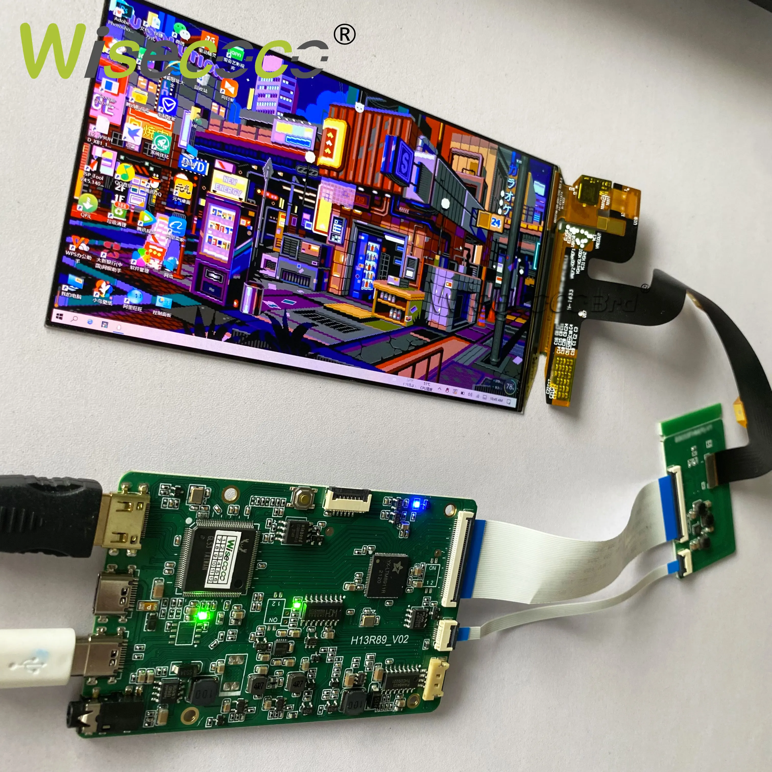 5,5 zoll 1920x1080 IPS AM-OLED Bildschirm Linux Raspberry Pi 4 TV Box Spiele Konsole Kamera Display Standard Landschaft touch Display