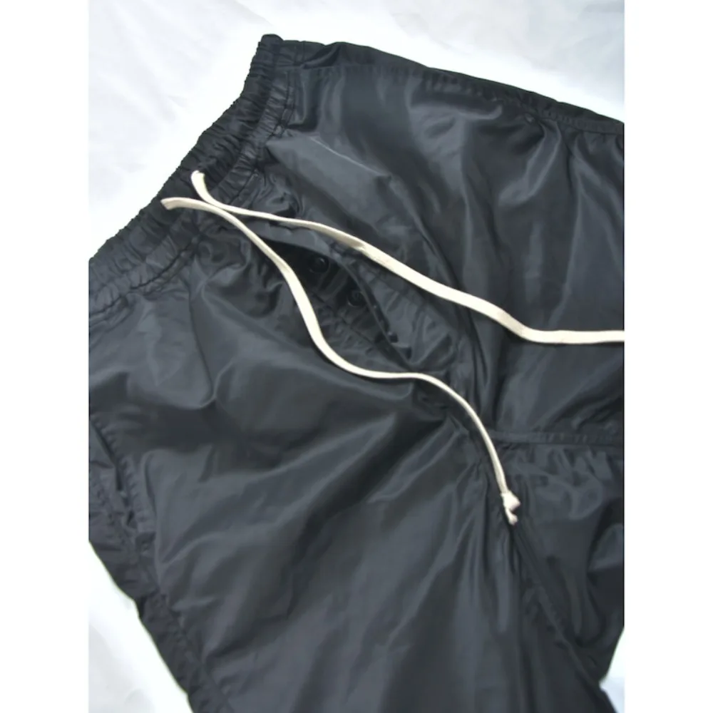 High Street RO25 Pants Elastic Waist Men's Fashion Nylon Bright Face Haren Straight Pants Casual Dark Style Pant