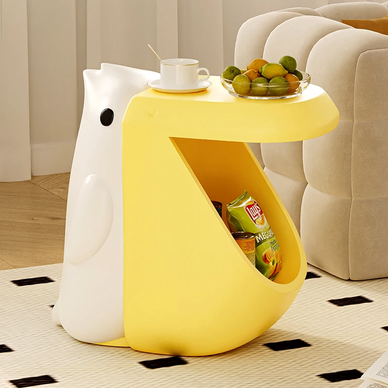 

Creative living room pelican floor ornament side TV cabinet next to sofa home decoration bedside rack