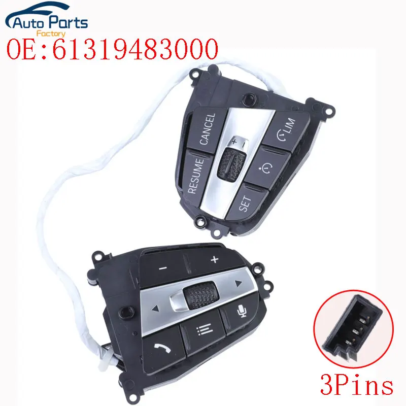 New Car Steering Wheel Multi Function Control Switch For BMW X6 E71 E72 61319483000 9483000