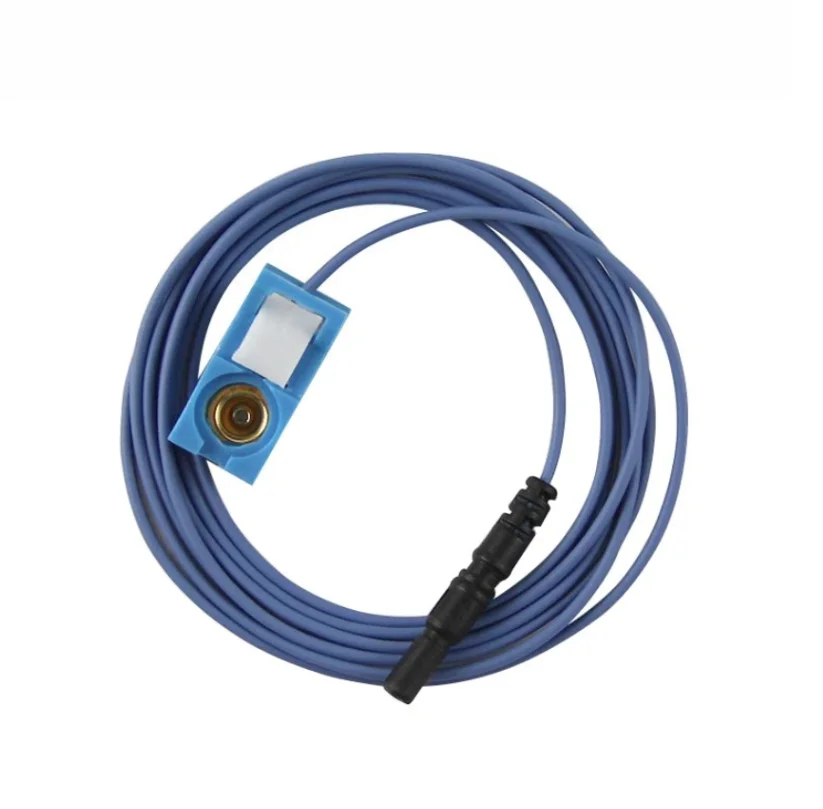 1 integrated jack type with ear clip electrode cable EEG connection cable, jack type ear clip brain electrode cable