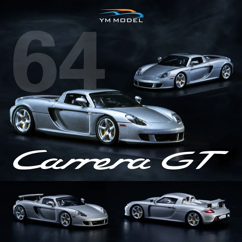 

YM 1:64 Carrera GT Supercar CGT орнамент ограниченная серия смоляная модель автомобиля Коллекционный подарок