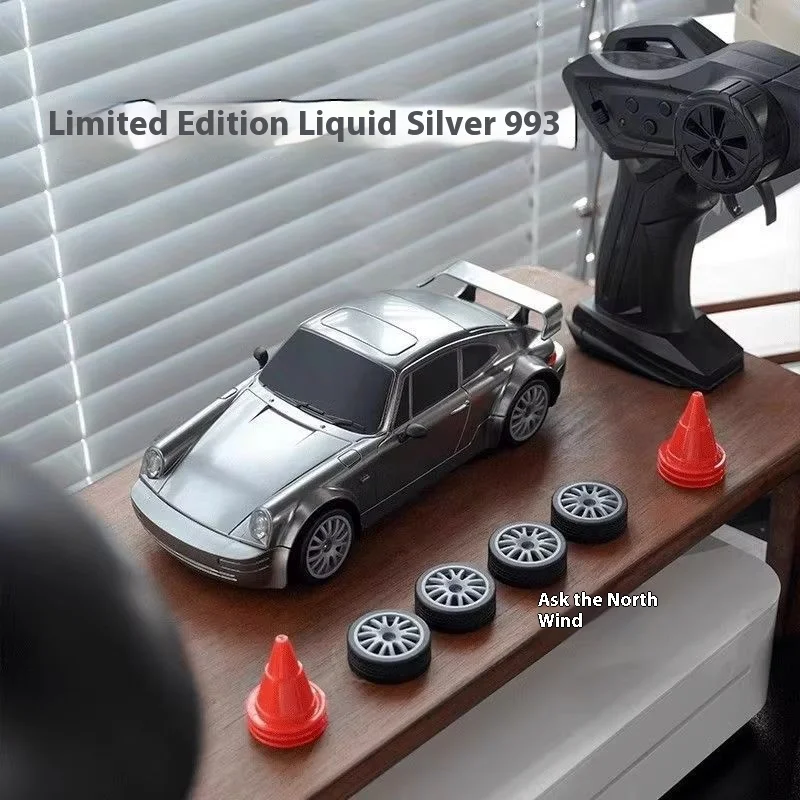 Limited Edition Liquid Silver Half Ratio Rc Remote Control Car Entry-Level Drift Car Remote Control High-Speed Drift Car Boy Toy