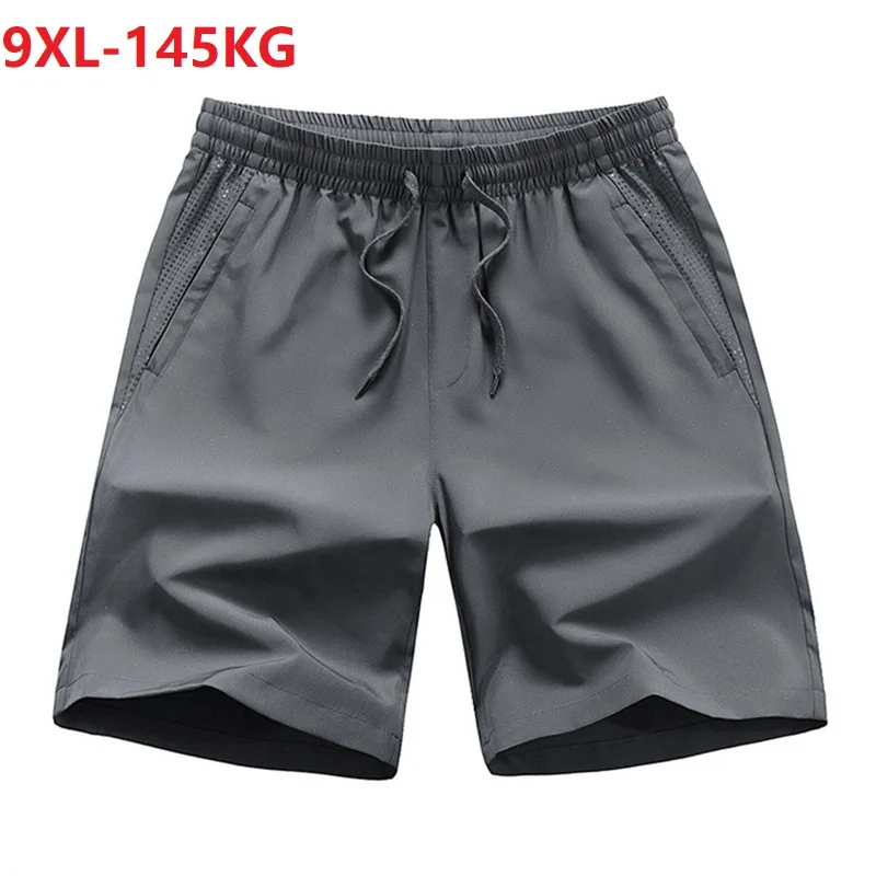 

Летние мужские дышащие шорты, бриджи 8XL 9XL mferlier, спортивные повседневные эластичные свободные шорты, тренировочные шорты с геометрическим рисунком 54