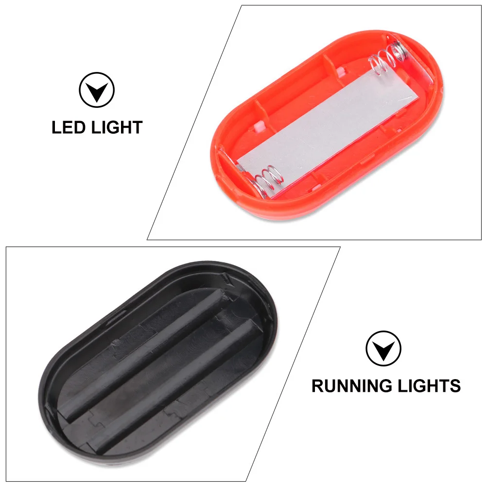 

2pcs Waterproof Led Clip Night Running Safety Lamp Outdoor Sports Light Mini Safety Light For Walking Cycling Dog Fitness