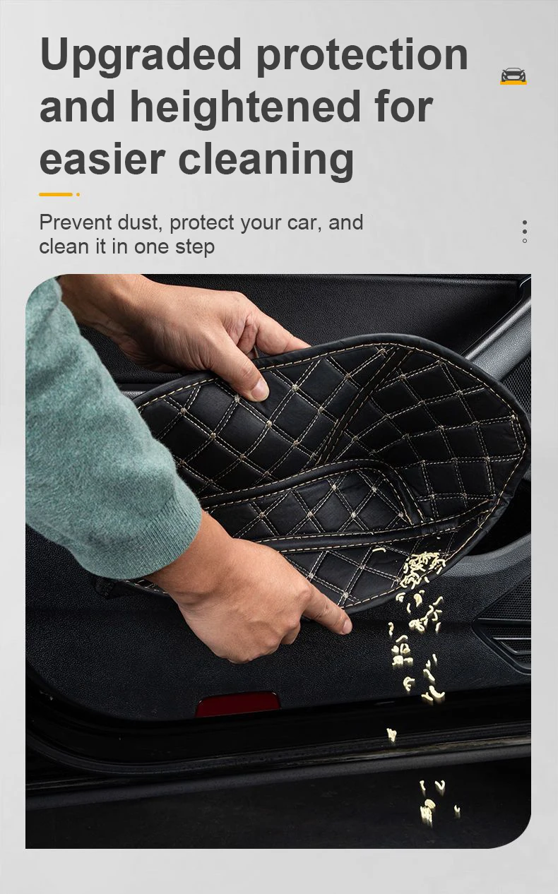 ل Volkswagen VW ID.4 ID4 2021 ~ 2025 باب الأخدود حصيرة مكافحة القذرة عدم الانزلاق وسادة صندوق تخزين حصيرة الديكور الداخلي اكسسوارات السيارات #6