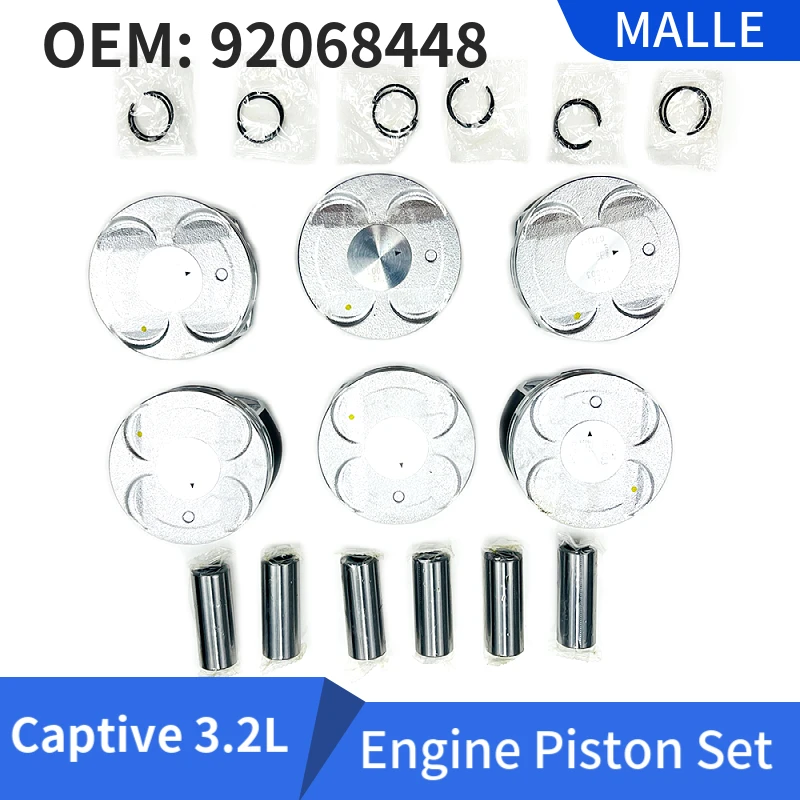 

Engine Piston Ring Pin Clip Assembly Kit STD 92068448 For GM Buick Chevrolet Captiva 3.2L 6 Pcs Auto Spare Parts Car Accessories