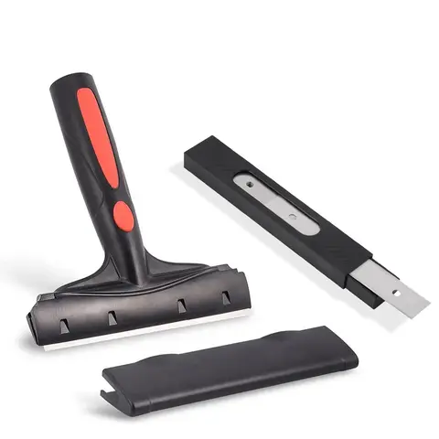 TOFAR Rostfritt Stålblad Skrapa Spatel Bil Lim Klistermärke Borttagare Glas Keramik Spishäll Ugn Hushållsrengöringsverktyg Smutsig Spade 10 best sales skrapblad - №7