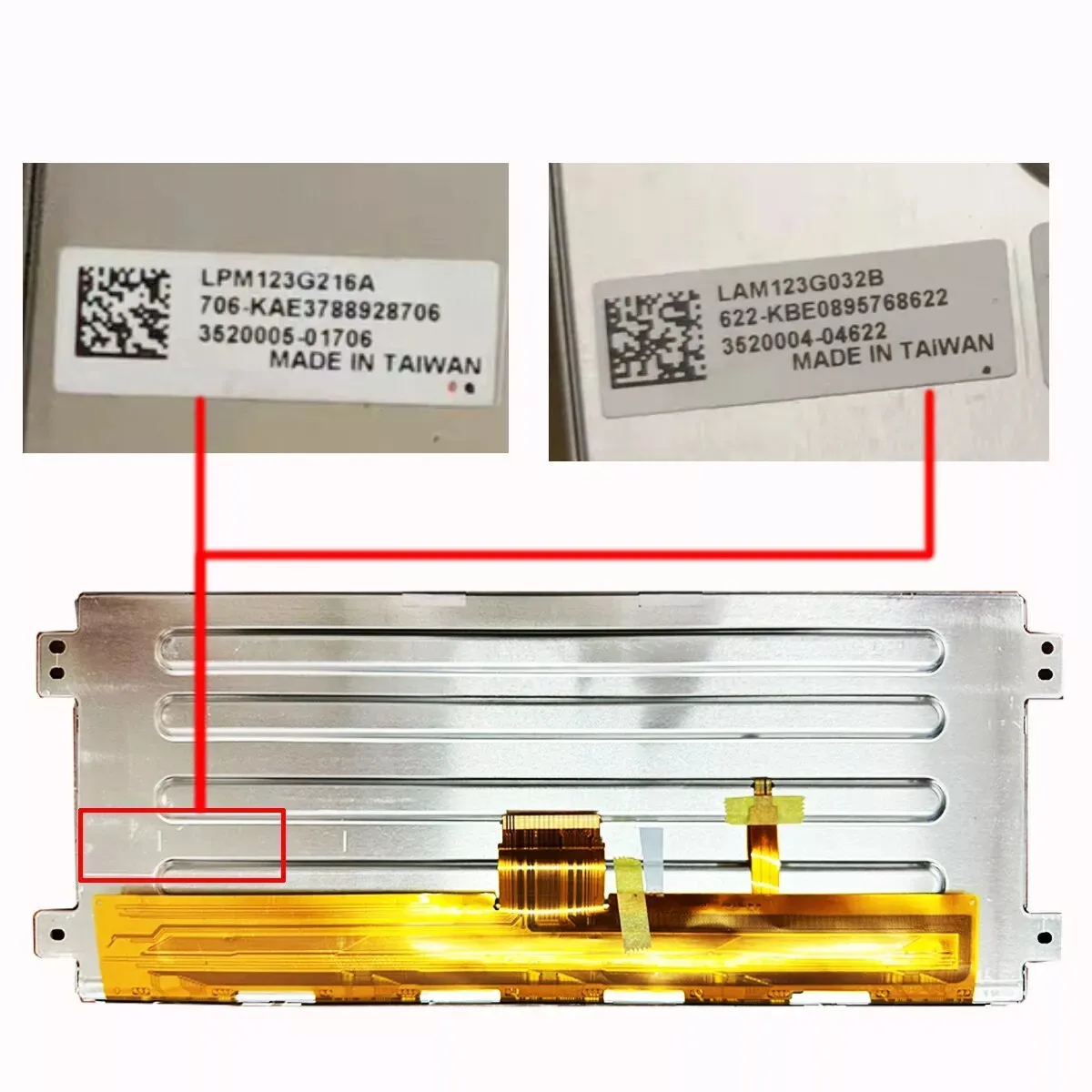 

LLB123LT01 LCD Display For Citroen Peugeot 3008 5008 DS7 C5 C6 Speedometer Screen Replacement 9808851580 9815286580