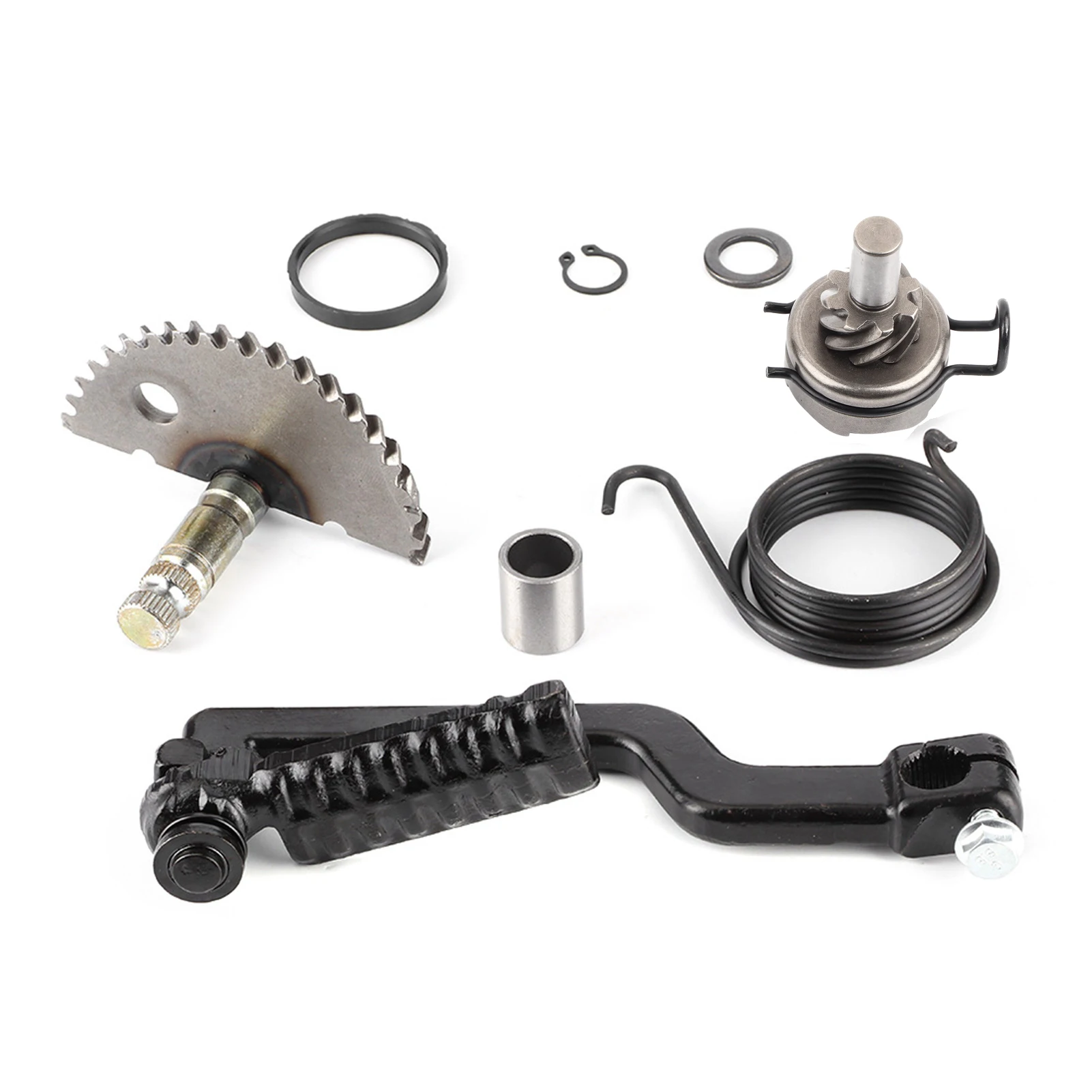 Moped Kick Start Lever Shaft Gear Assembly Fit for GY6 49CC 50CC 80CC 100CC Scooter Starter Shaft Kit Motorcycle Parts