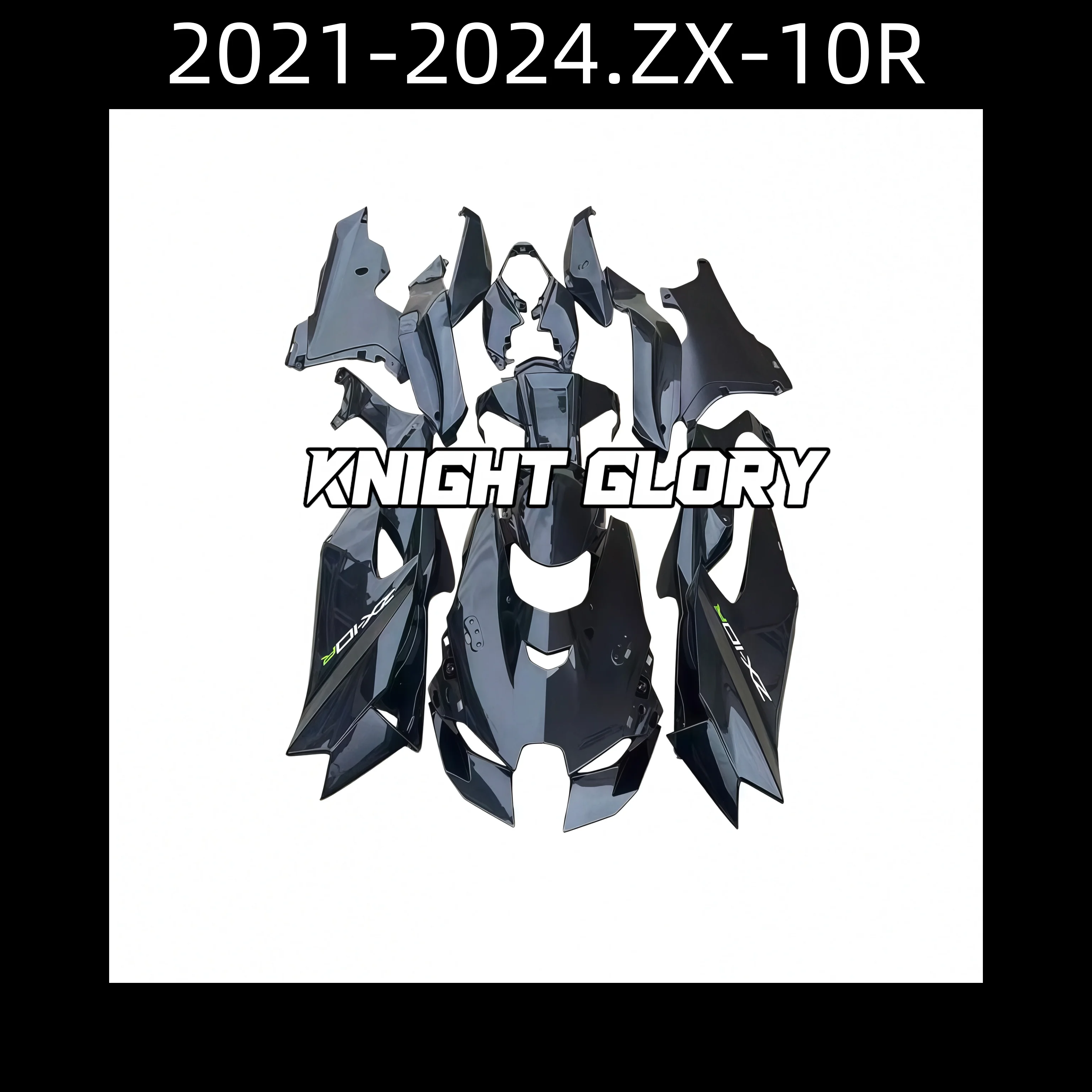For 2021-2024.ZX-10R ABS Plastic Motorcycle Bodywork Cowling Cover Set With Heat Shield & Free Fastener Complete Full Fairing Ki