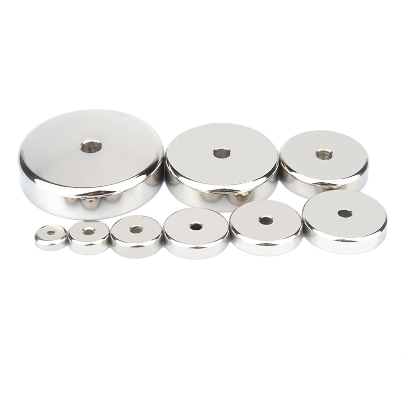 Neodymium Magnet  Countersunk Round Super Powerful Strong Permanent Magnetic Imanes Disc Rare Earth Fridge Magnets for DIY