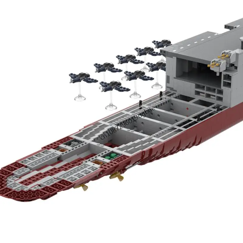 12504PCS WW2 Militare scala 1:200 CV-11 USS Intrepid Classe Essex portaerei Modello idee creative nave da guerra Giocattolo Puzzle Regalo