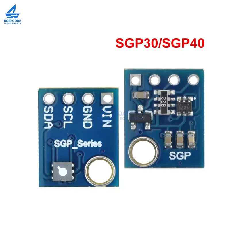 1 Buah Modul Sensor Deteksi Kualitas Udara Digital TVOC SGP40 SGP30 Papan Demo Kompatibel untuk Arduino