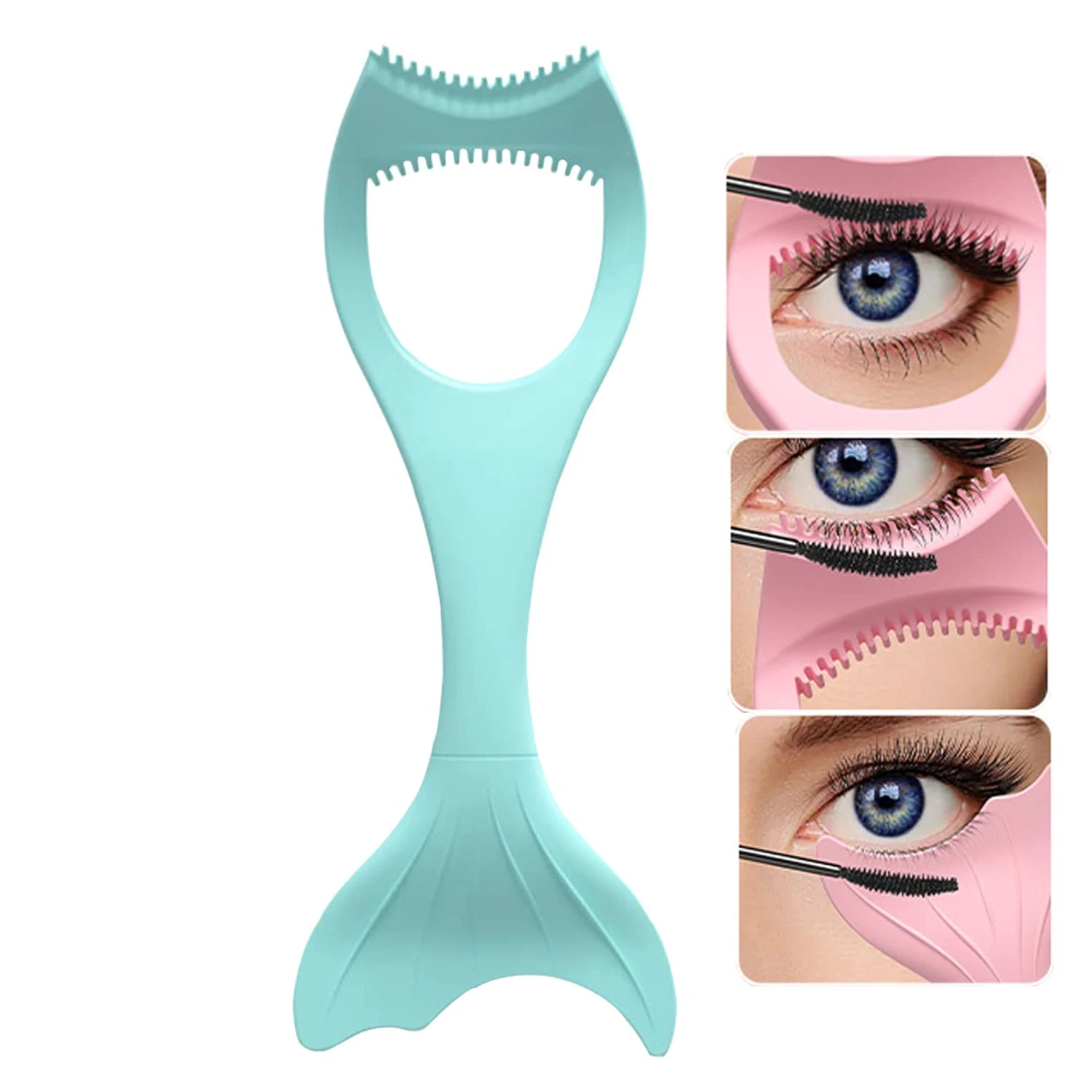 Flawless Voluminous Mascara Shield Applicator with Eyelash Comb for Precise Results