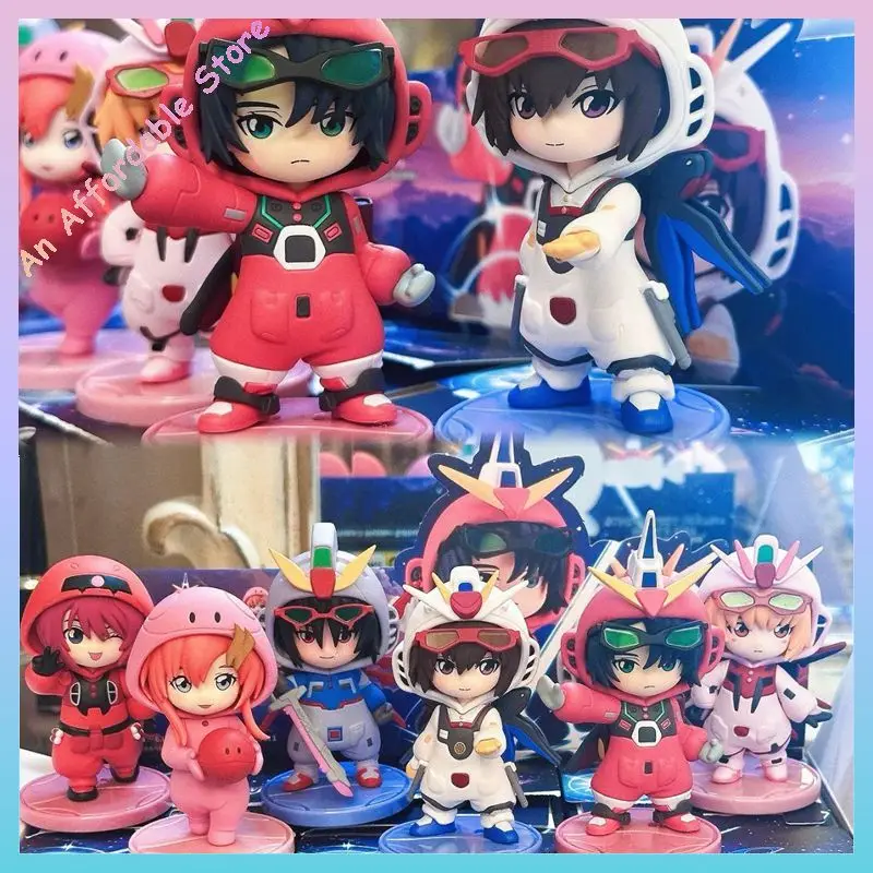 

Gundam Seed Destiny Sleepwear Doll Suit Q Version Driver Blind Box Toy Collectible Trendy Anime Cosplay Figure