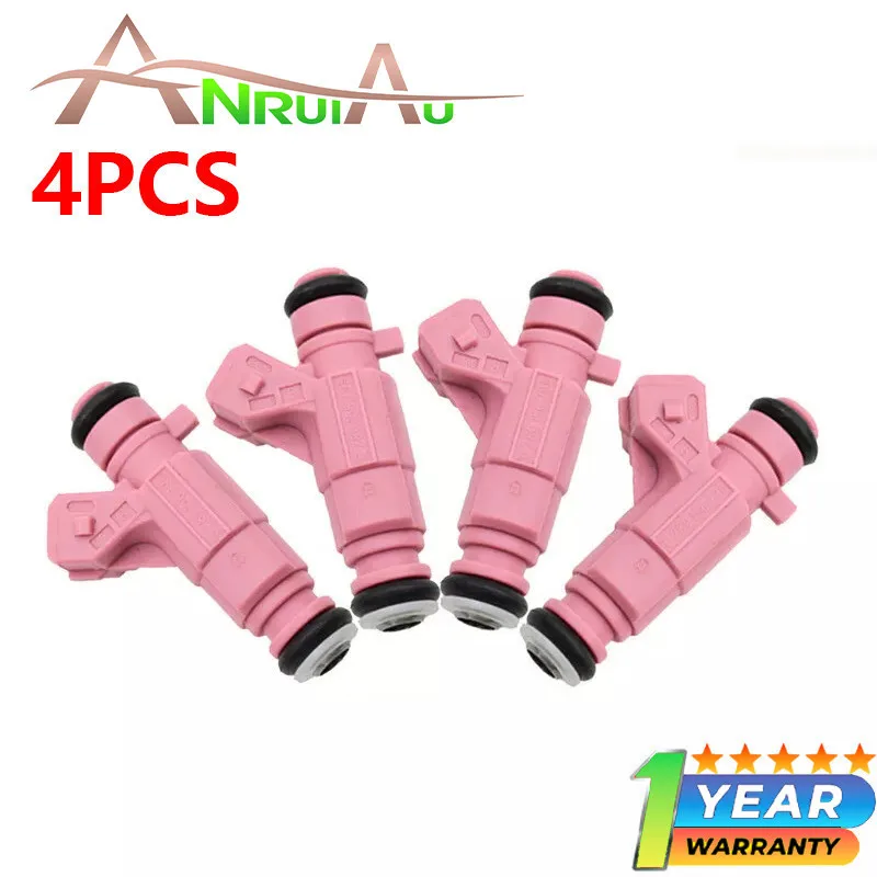 Compatible with C3 206 Fuel Injector Set 1.4 8V 2002-2012 0280156295 4PCS Replacement Parts