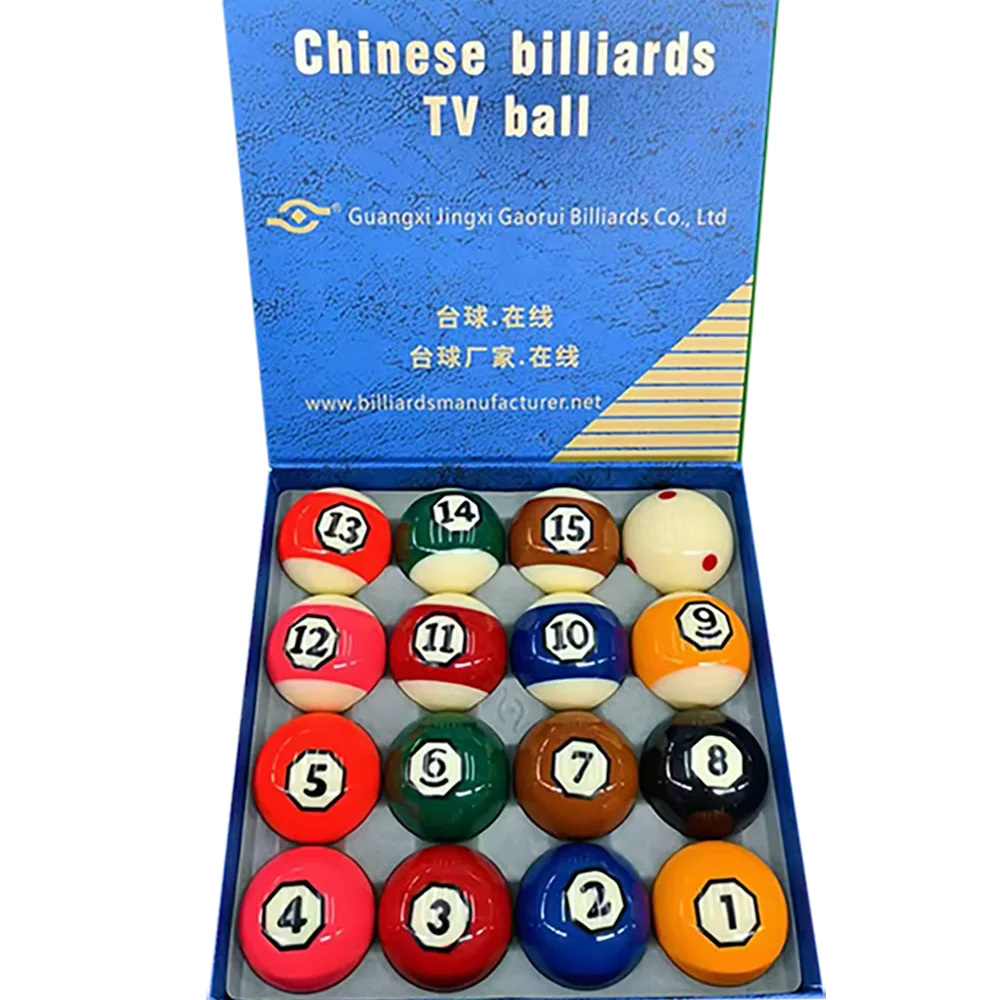 

Billiard Balls Set 2-1/4" Size and Phenolic Resin Material Pool Balls for Sale