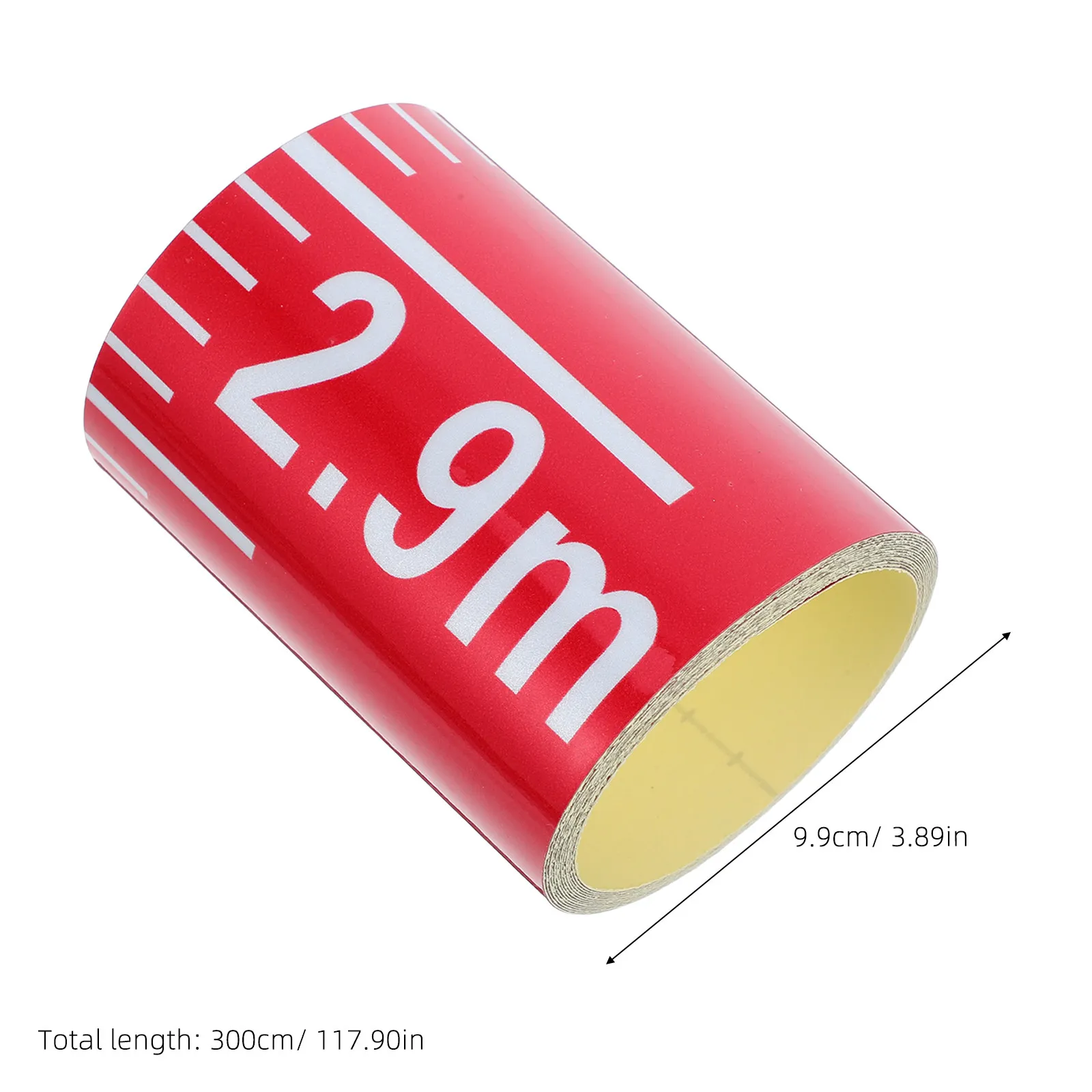 Water Level Monitoring Sticker Self-Adhesive Liquid Scale Ruler for Industrial Garden Commercial Use Pool Supplies Water view 2
