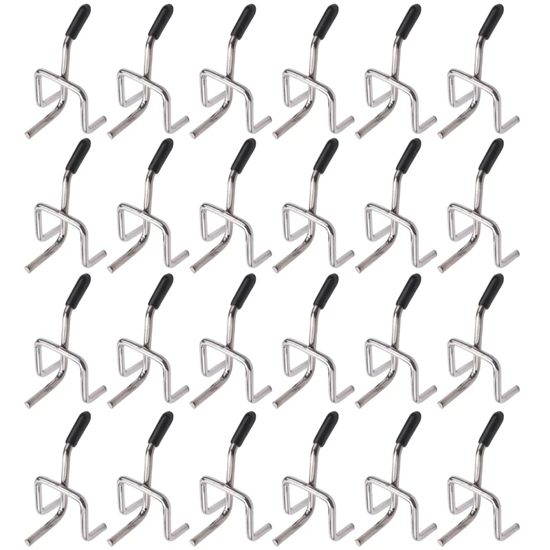 

50 Pcs 2-Inch Pegboard Hooks Wall Shelf Tool Hangers Home Storage Organizer Storage Display Hardware Tools