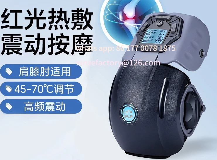 Customizable Old Cold Legs Knee Massage Physiotherapy Device Health Knee Pads Electric Heating Warm Legs Massage Device view 2
