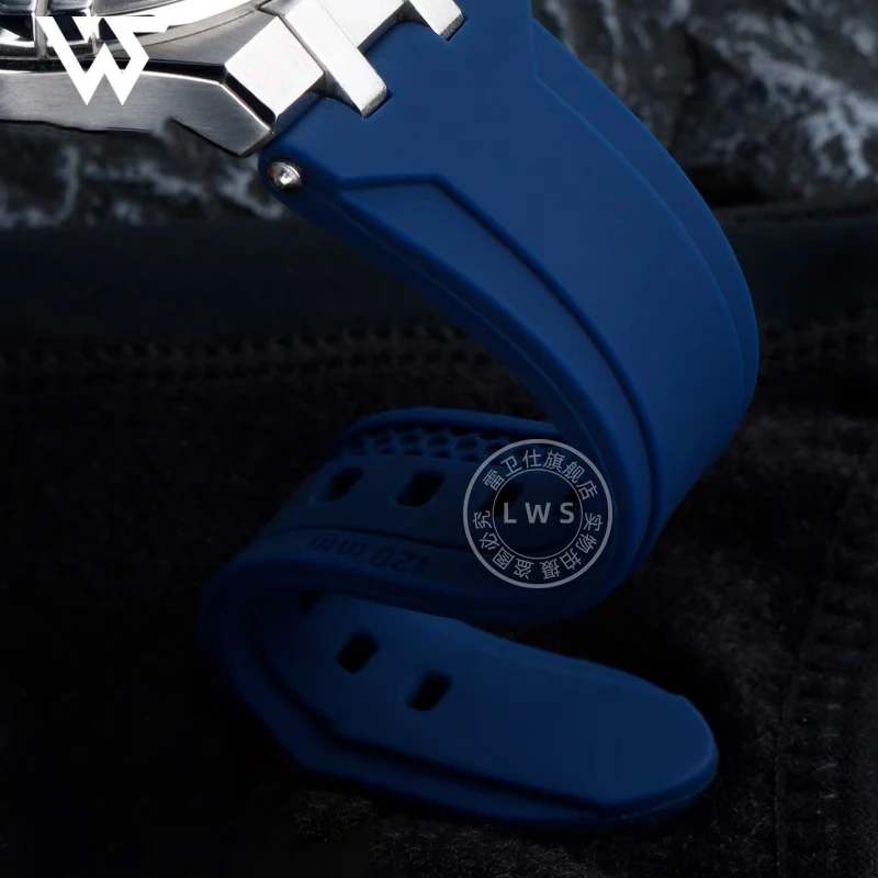 الإفراج السريع المطاط حزام ل موريس لاكروا AI1108 أيكون سلسلة سوار AI6008 سيليكون حزام الساعات AI6007 AI6038 AI6058 6006