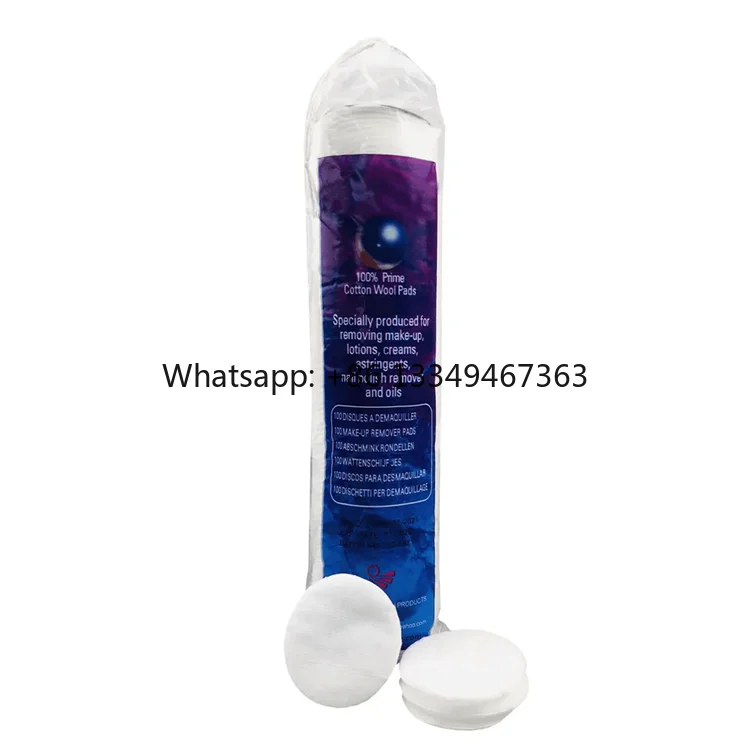 

wholesale Round Disposable Facial Cosmetic 100% Organic Cotton Makeup Remover Pads Clean Care Face Remover Cotton Pads in stock