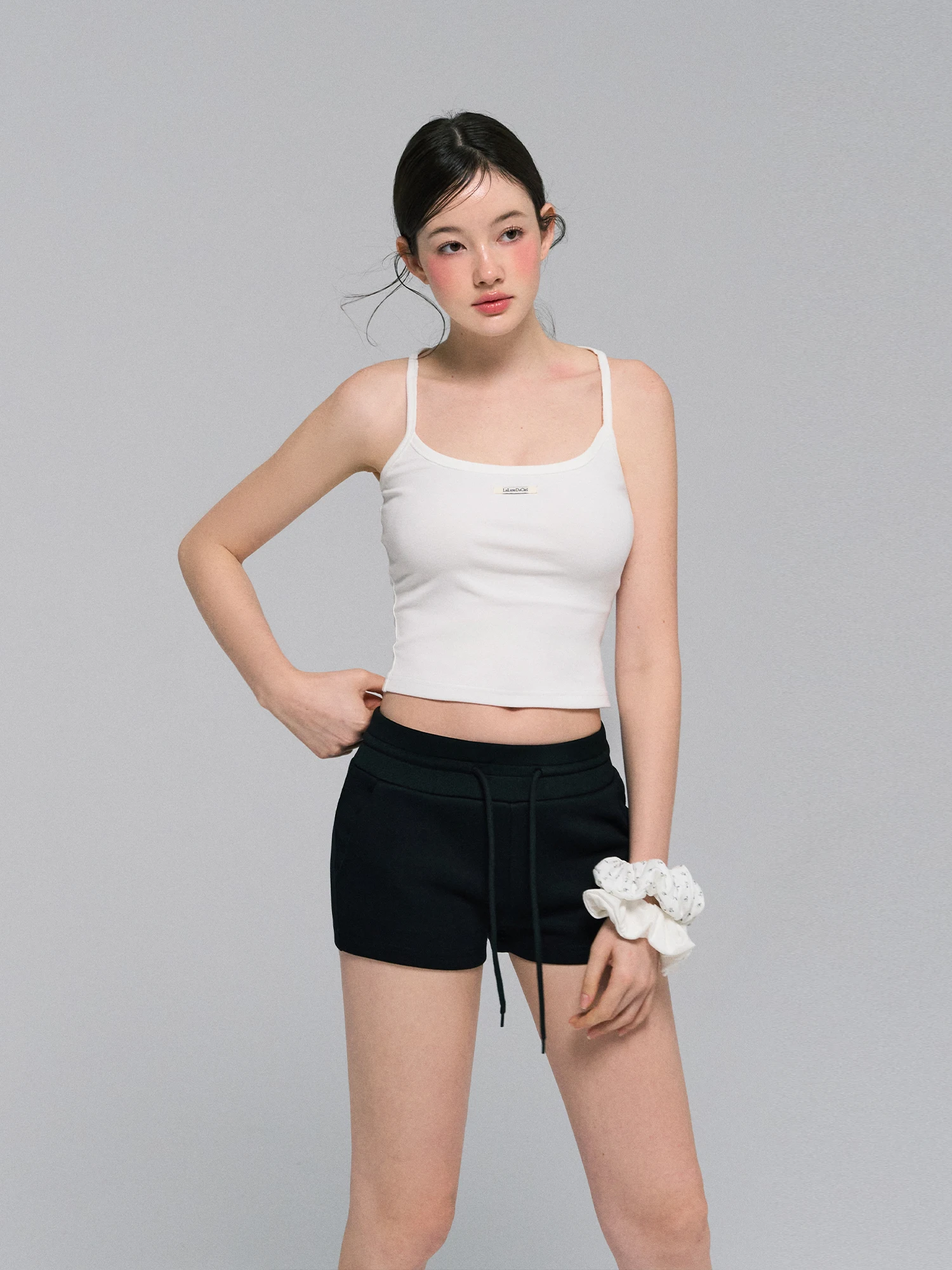 

Original Knitted Sunscreen Strap Vest And Pants Set Casual Loose Fit Long Sve Stripe Patterned Women's Tee Piece Suit