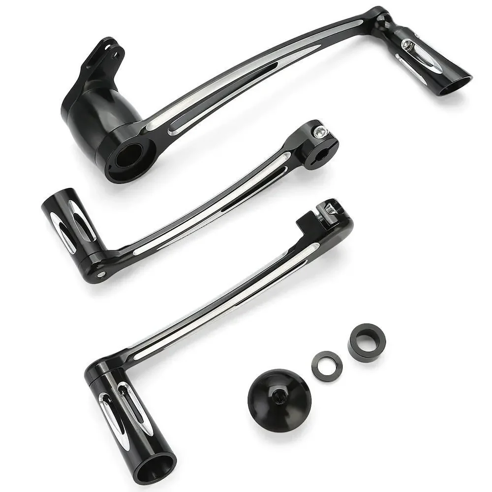 

Motorcycle CNC Cut Brake Arm Kit Shift Lever W/ Shifter Pegs For Harley Street Glide FLHR FLTR FLHTCUTG 2014-UP