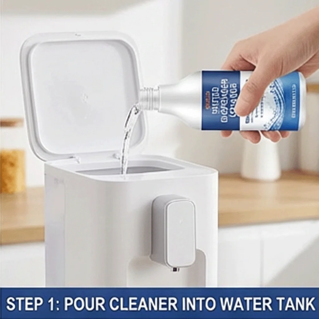 Water Dispenser Cleaner Liquid Descaler for Home Office Machine Water Cooler Limescale Remover Cleaning Agent Safe Odorless 120m