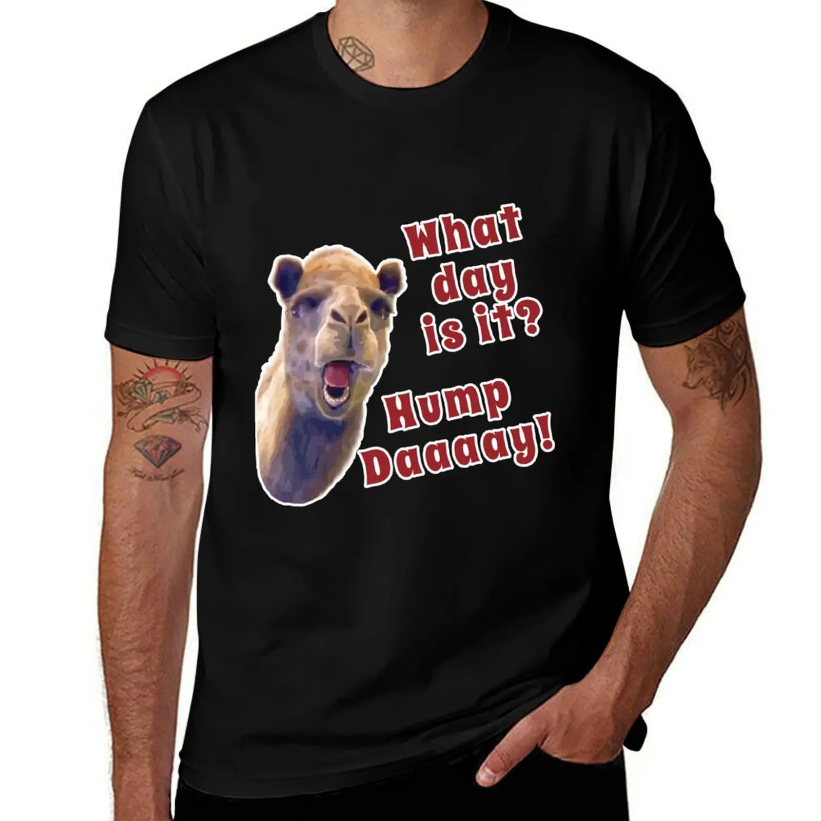 Hump Day T-Shirt Athletic Fit Sports Short Sleeve Top T-Shirt