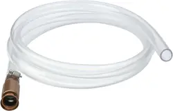 6FT Gas Siphon Pump 1/2'' Copper Valve Syphon Hose for Gasoline Fuel Water Liquid Safety Self Priming Shaker Siphon Hand Pump