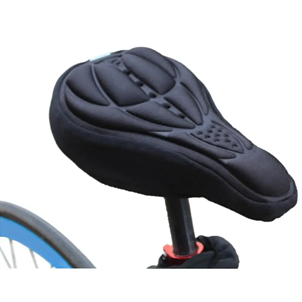 

3D Breathable Bicycle Seat Cover Embossed High-elastic Cushion Perfect Bike Accessory