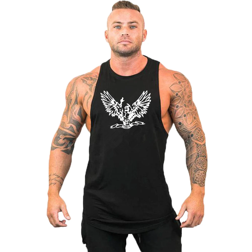 Camiseta sin mangas de algodón para hombre, ropa deportiva de entrenamiento para gimnasio, musculación, chaleco de Fitness a la moda, novedad de 2023