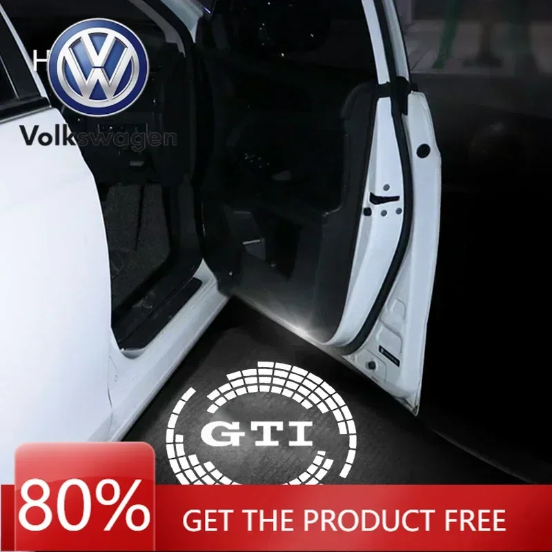 

For VW Volkswagen Jetta MK5 Golf 2Pcs LED Car Door Welcome Light Courtesy Projector Lamps for VOLKSWAGEN VW GTI Golf Tiguan Arte