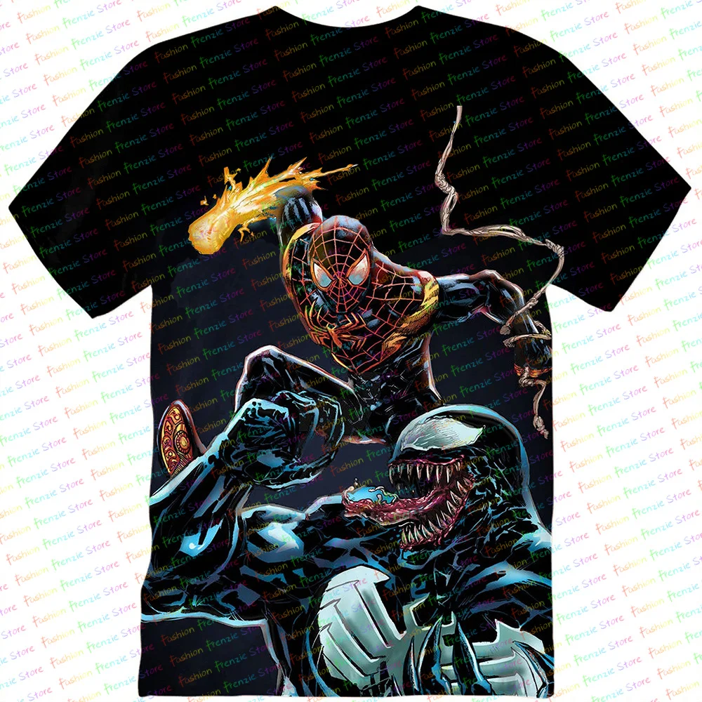 Newest Marvel Movie Venom Tshirts Kids Sports Tshirt Girl Boy Tshirts For Kids Birthday Gifts Adult's Kid's Fashion Family Tees